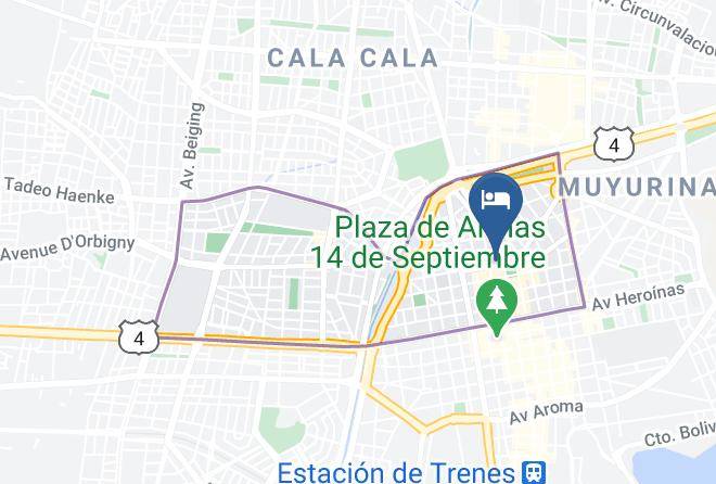 Cercado - Hotel Gina's Maps