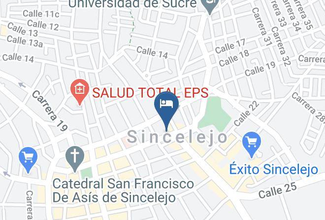 Sincelejo - Hotel Ginebra Maps