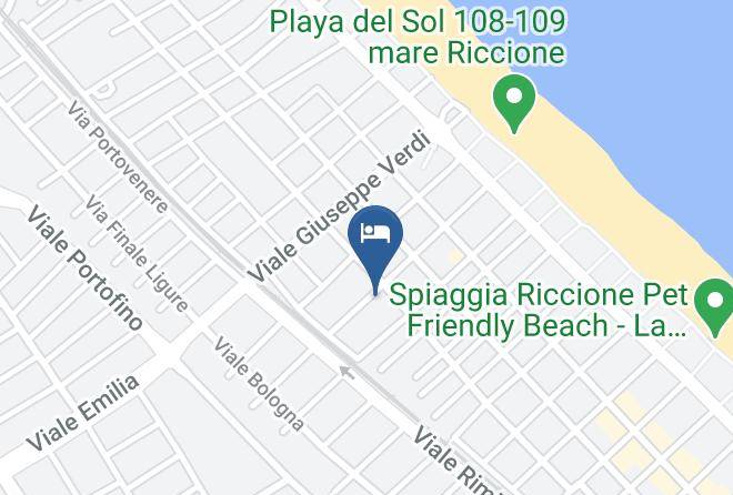 Rimini - Hotel Ginevra Maps