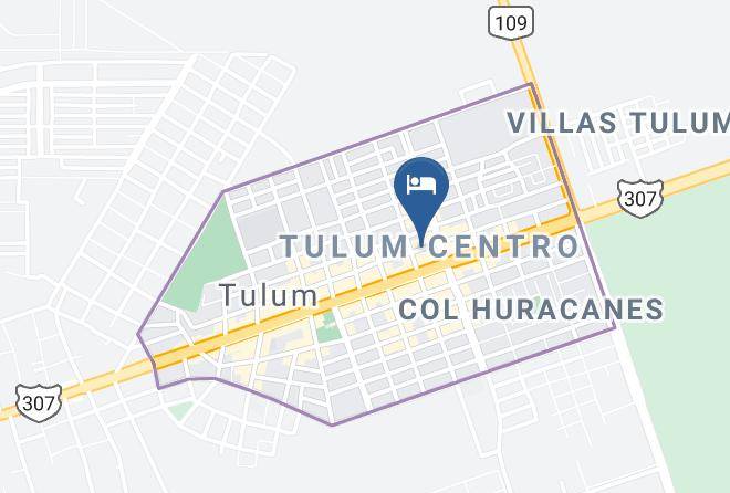 Tulum - Hotel Ginger Maps