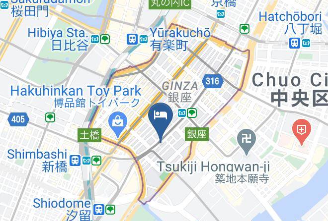 Chuo Ward - Hotel Ginza7 Tokyo Maps