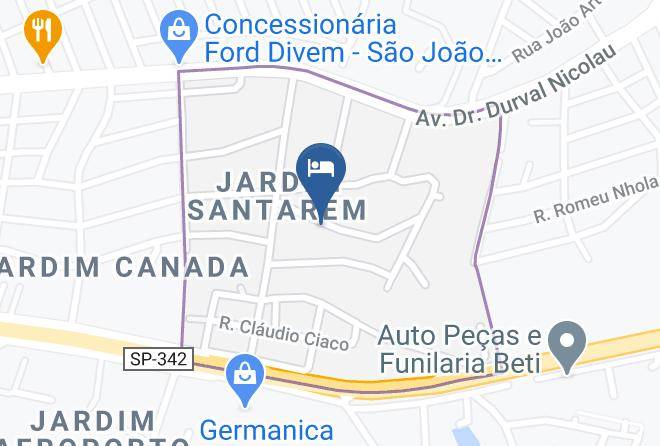 Sao Joao Da Boa Vista - Hotel Giordano Mantiqueira Maps