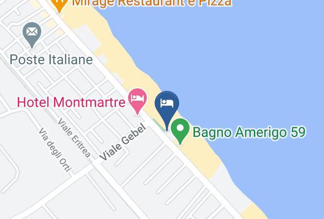 Rimini - Hotel Giordano Spiaggia Maps