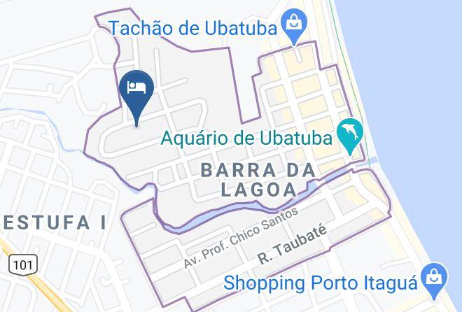 Ubatuba - Hotel Giprita Maps