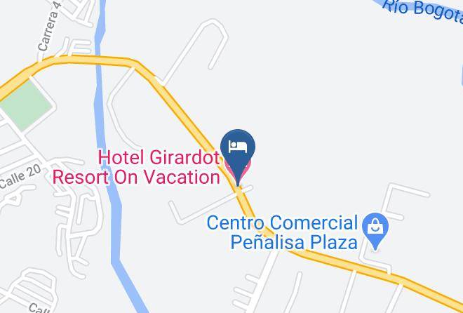 Ricaurte - Hotel Girardot Resort On Vacation Maps
