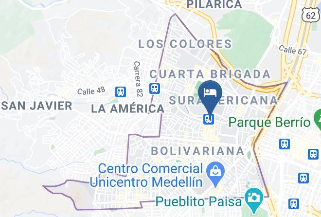 Medellin - Hotel Girasol Maps