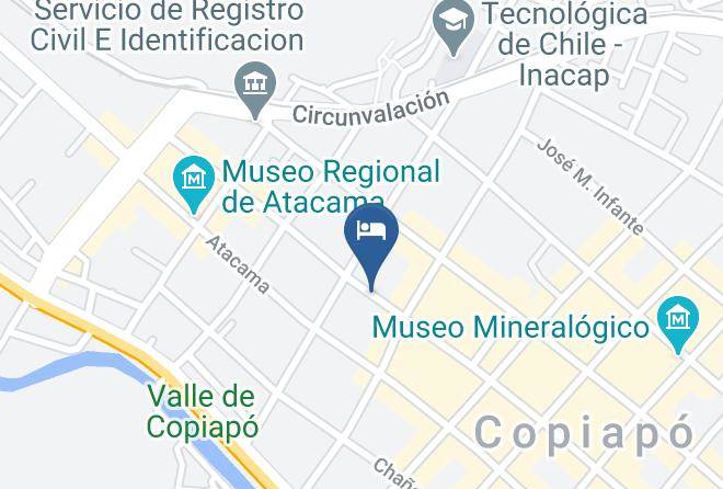 Copiapo Province - Hotel Girasoles Maps