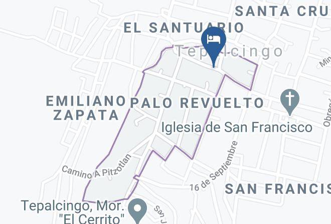 Tepalcingo - Hotel Girasoles Maps