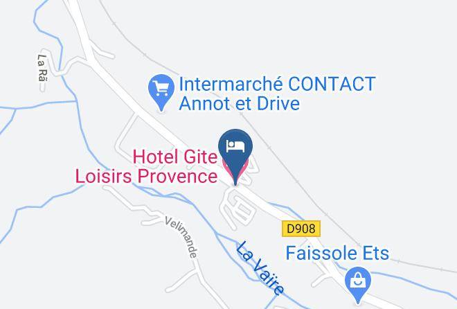 Alpes De Haute Provence - Hotel Gite Loisirs Provence Maps