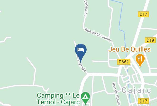 Lot - Hotel Logis La Peyrade Gite Etape Restaurant Maps