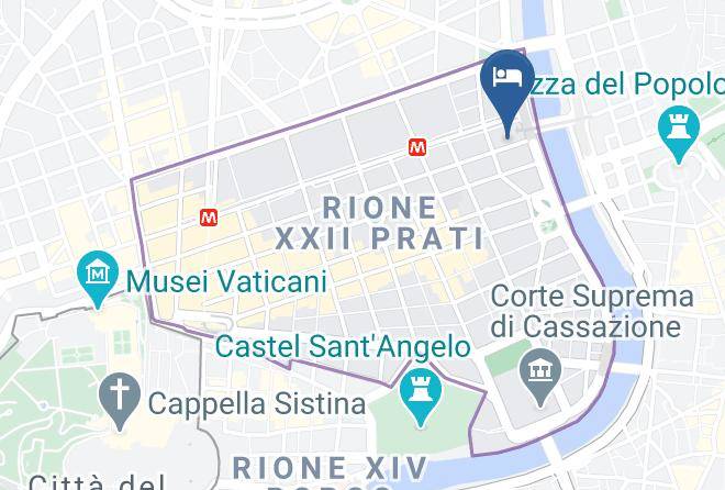 Hotel Giulio Cesare Map