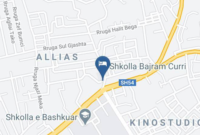 Tirana - Hotel Gjilani Maps