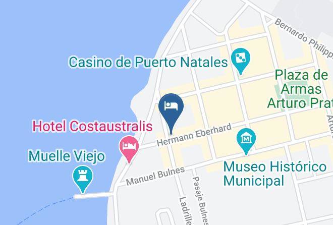 Ultima Esperanza Province - Hotel Glaciares Maps