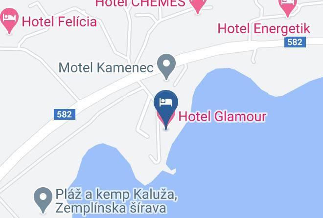 Michalovce - Hotel Glamor Maps