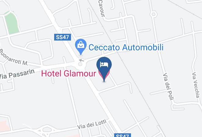 Vicenza - Hotel Glamour Maps