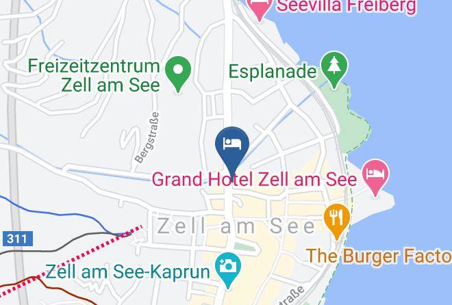 Zell Am See - Hotel Glasererhaus Maps