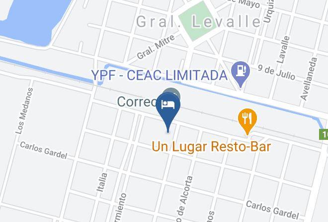 Presidente Roque Saenz Pena Department - Hotel Glasgow Maps