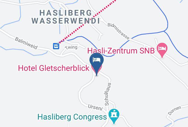 Interlaken Oberhasli - Hotel Gletscherblick Maps