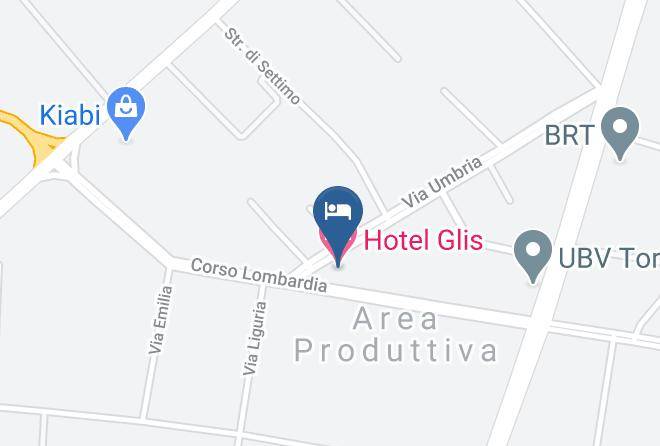 Turin - Hotel Glis Maps
