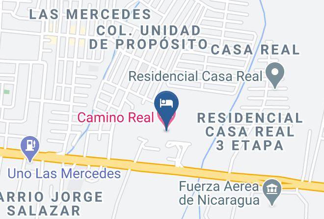 Managua - Hotel Globales Camino Real Managua Maps