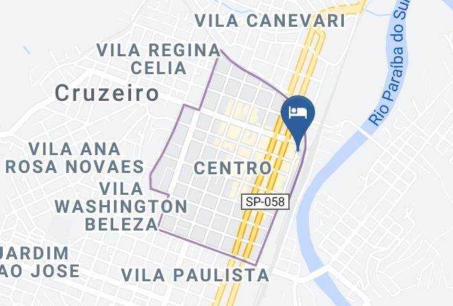 Cruzeiro - Hotel Globo Cruzeiro Maps
