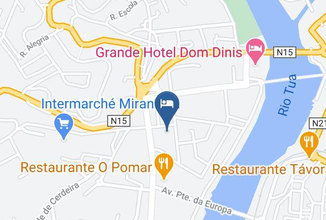Mirandela - Hotel Globo Maps