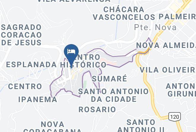 Ponte Nova - Hotel Globo Maps
