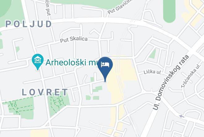 Hotel Globo Split Map