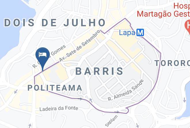 Salvador - Hotel Globo Maps