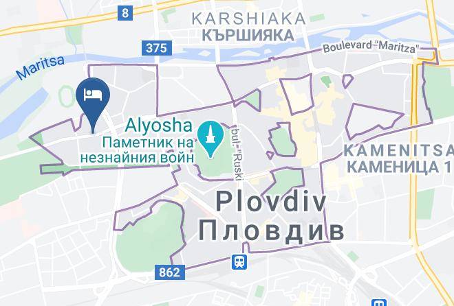 Plovdiv - Hotel Globus Maps