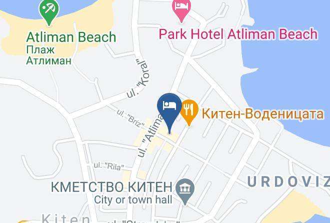 Primorsko - Hotel Globus Maps
