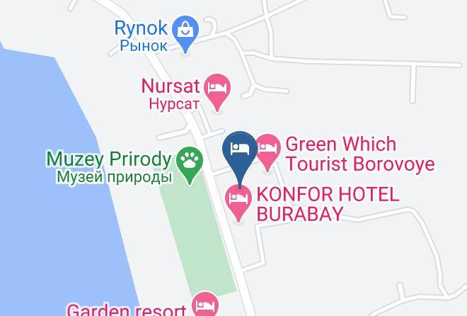 Burabay District - Hotel Gloria Maps