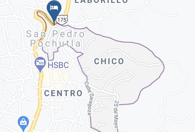 San Pedro Pochutla - Hotel Gloria Estela Maps