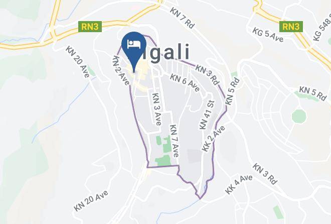 Kigali - Hotel Gloria Maps