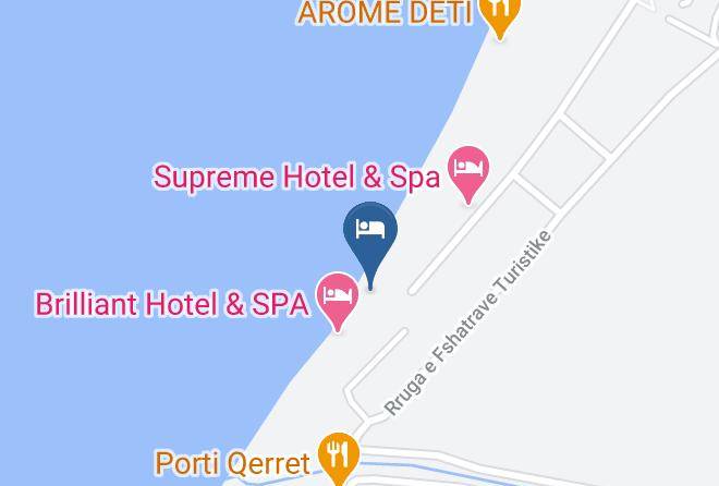 Kavaje - Hotel Gloria Palace Harmonia Hotels Group Maps