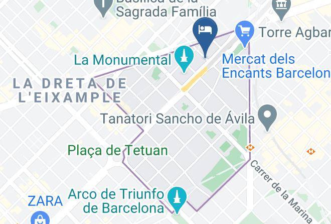Barcelona - Hotel Glories Barcelona Maps