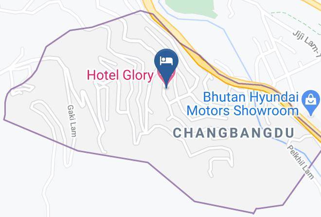 Thimphu - Hotel Glory Maps