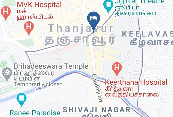 Thanjavur - Hotel Gnanam Maps