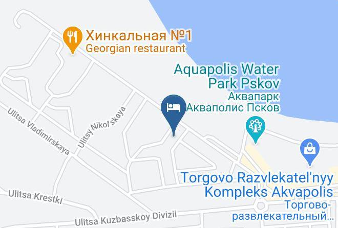 Pskovsky District - Hotel Gnezdo Maps