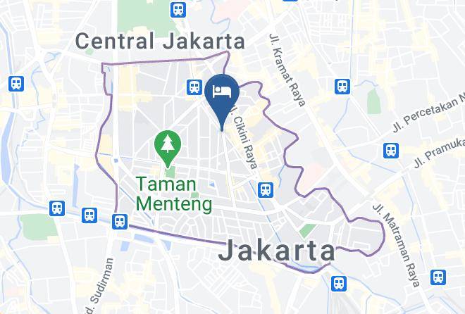 Central Jakarta - Hotel Godila Maps