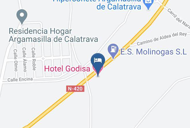 Ciudad Real - Hotel Godisa Maps
