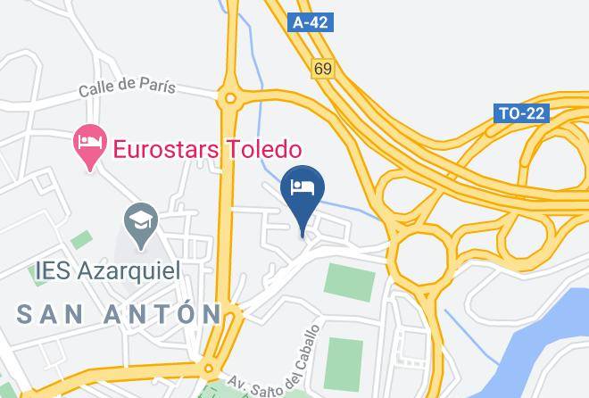 Toledo - Hotel Godofredo Maps