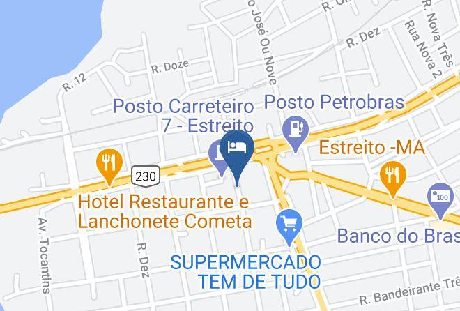 Estreito - Hotel Goiano Maps