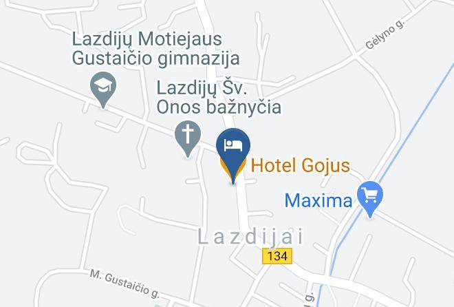Hotel Gojus Map