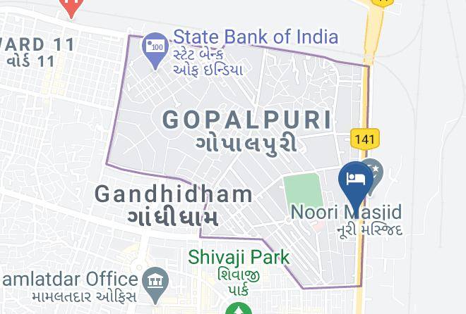 Gandhidham - Hotel Gokul Maps