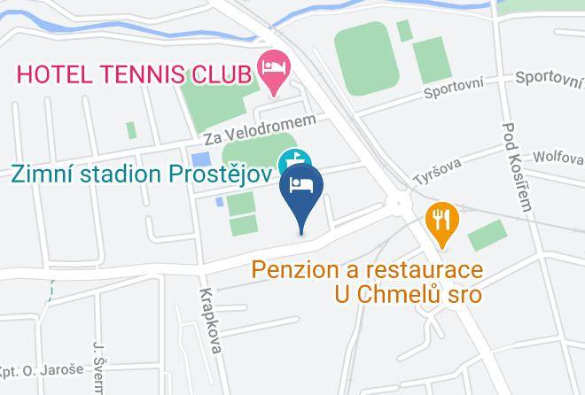 Prostejov - Hotel Gol Maps