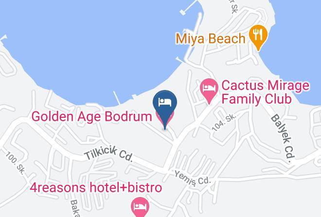Bodrum - Golden Age Bodrum Hotel Maps