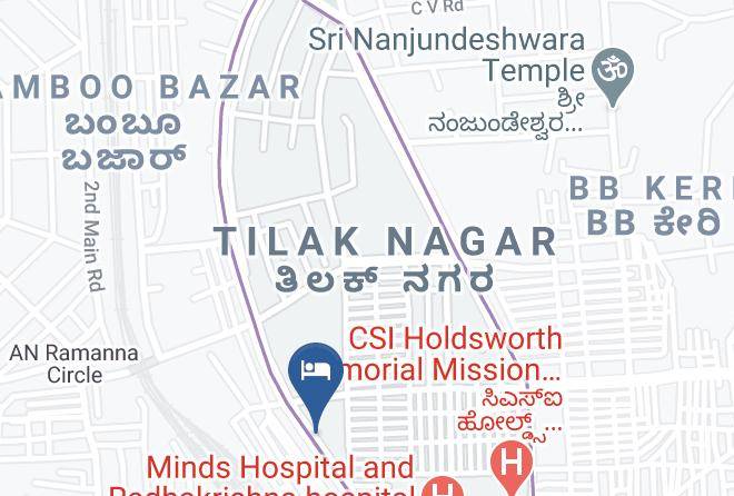 Mysore - Hotel Golden Castle Maps