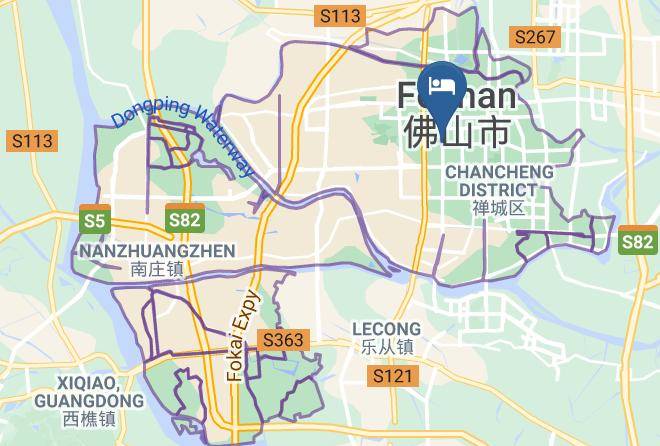 Foshan - Hotel Golden City Maps