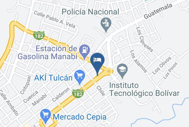 Tulcan - Hotel Golden Coral Maps